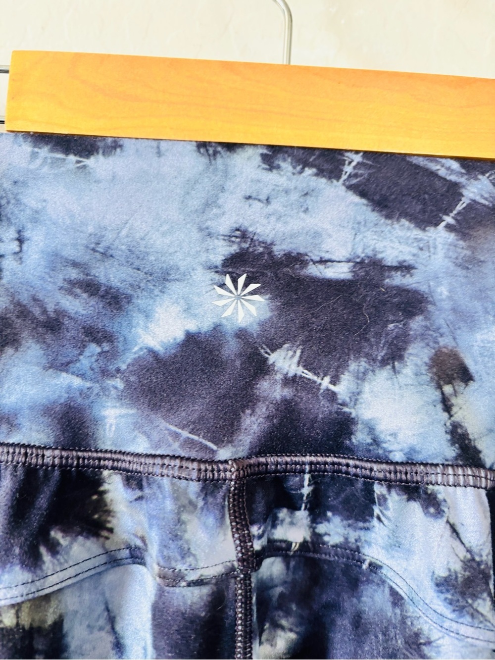 Athleta tie-Dye Jogger Pants - Blue/Black - Picture 5 of 11